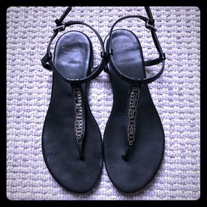 Cole Haan t-strap flat sandals size 6.5